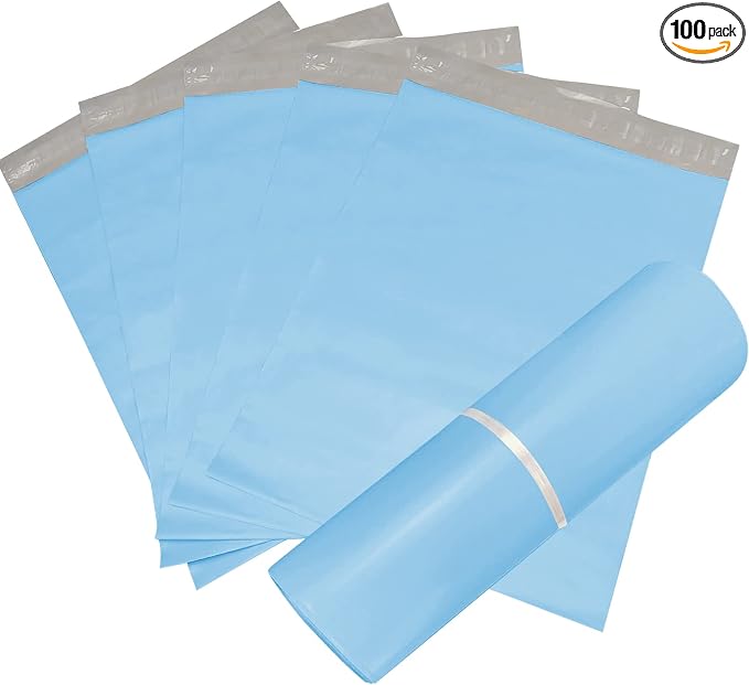 Sanitary Napkin Disposal Bags, Self-sealing, 100 Pcs, Blue | Feminine Hygiene Disposal Bags for Tampons, Liners and Pads, Prevents Odours