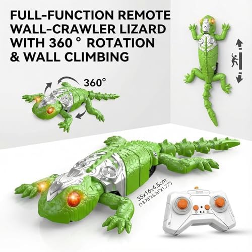 Lizard Cat Toy Wall Climbing Remote Control Toy for Indoor Cats
