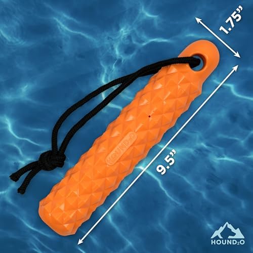 Rope Bumper Dog Toy - Floating Retriever Toy - Orange Dog Bumper