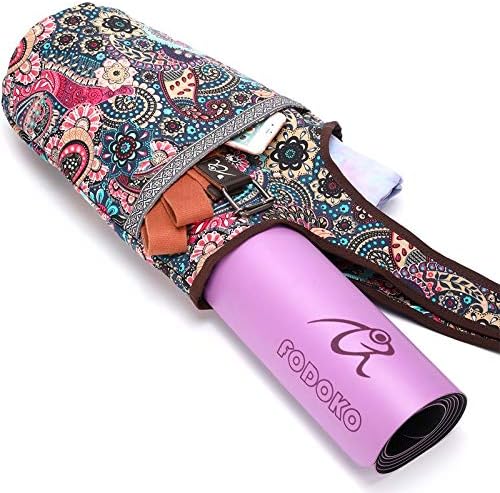 Yoga Mat Bag With Large Size Pocket and Zipper Pocket, Strap Bag, Fit Most Size Mats, Bags and Carriers for Women