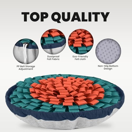 PET ARENA Snuffle Mat Dog Puzzle Toy Slow Feeder for Training & Enrichment
