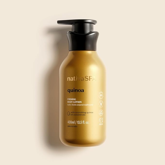 Nativa SPA by O Boticario Quinoa Hydrating Body Lotion, Fragranced Skin Moisturizer with Purified Quinoa Drops, 13.5 Ounce