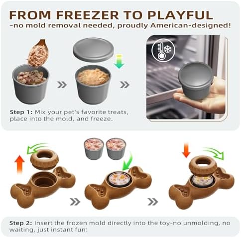 Sedioso Though Dog Toys for Aggressive Chewers, Frozen Dog Toy to Keep Them Busy, Indestructible Dog Toy for Large Medium Small Breed, Chew Toys for Dogs Reduces Anxiety & Solve Boredom