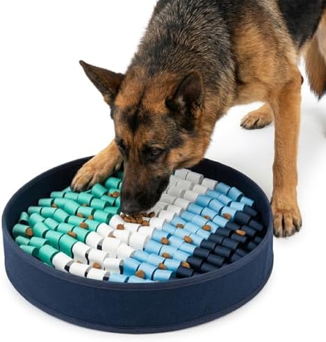 PET ARENA Adjustable Dog Snuffle Mat Interactive Feeding Toy - Multicolor