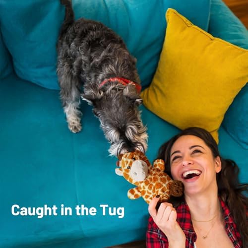 Soft Plush Giraffe Dog Toy for Small & Medium Dogs and Puppies