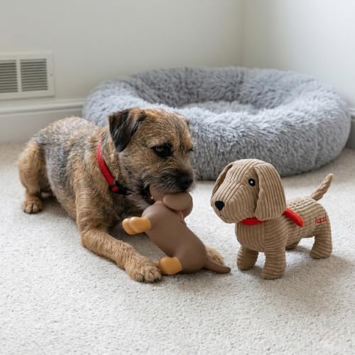 Fuzzl Sizzles the Dachshund Puppy Pack Dog Toys, Small, Pack of 2