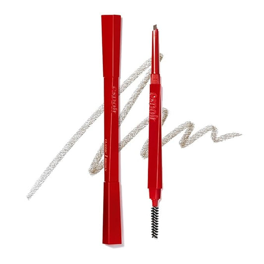 Espoir The Brow Balance Pencil #6 Light Taupe | Eye Brow Pencil Quick and Easy to Draw without Clumping with Slim Triangle Shape| A Detailed and Rich Eyebrow Texture | Korean Eyebrow Makeup