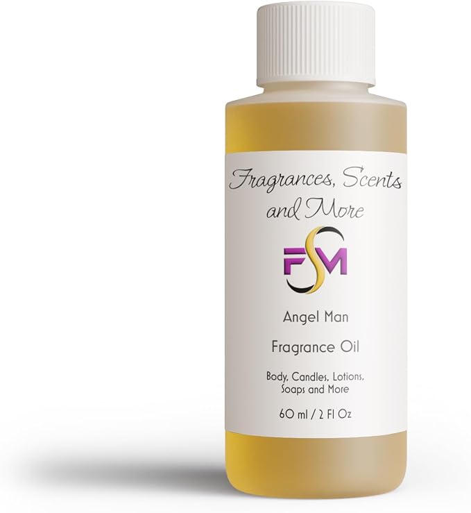 Angel Man Fragrance Oil - 2 Fl Oz Plastic Bottle (60ml)