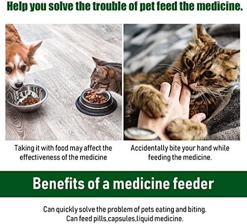 2 Pcs Pet Pill Plunger Popper for Small Cats Dogs