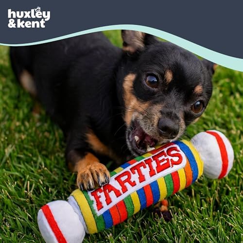 Huxley & Kent Tiny Tuff Plush Dog Toy, Farties