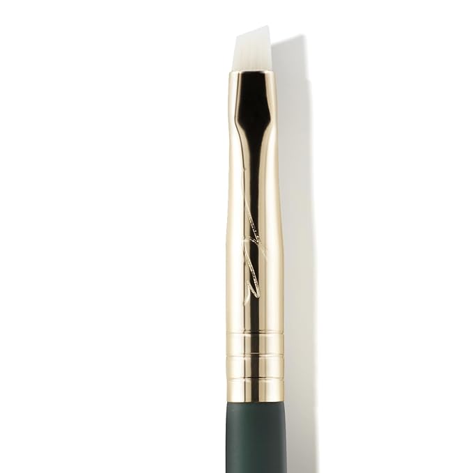 SOO ADOR okhee Edge Eye Brush NUN05 – Professional Korean Eye Makeup Brush, Slim Angled Precision Brush for Defining Eye Edges, Under Eye Shadow, Outer Corner & Soft Eyeliner