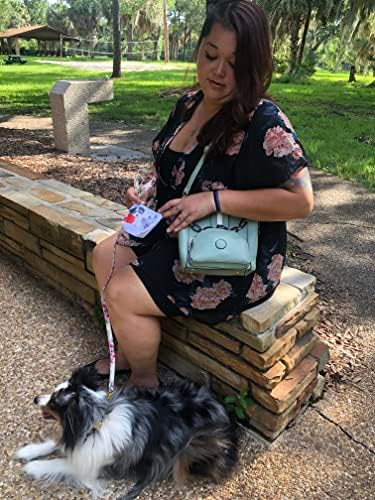 Dog Walking Bag - Poop Bag Dispenser - Dog Treat Bag - Hand Free Wear 3 Ways