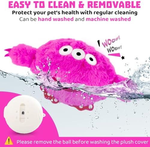 Interactive Dog Toys Rechargeable Moving Dog Puppy Toys to Keep Them Busy (Monster)