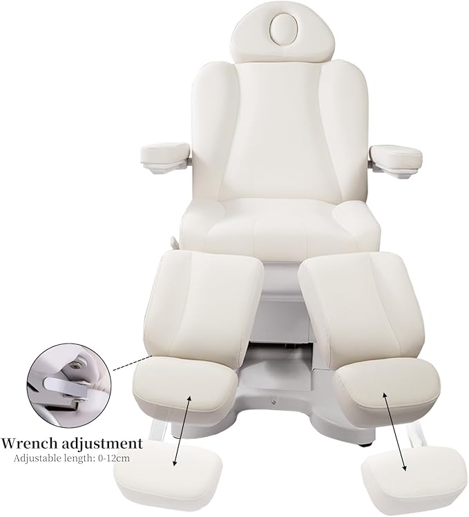 TATARTIST Electric Facial Bed Professional Electric Spa Bed Portable Massage Table Dental Chair Tattoo Facial Chairs for Esthetician Treatment Table All Purpose Aesthetic Chair with 3 Motors
