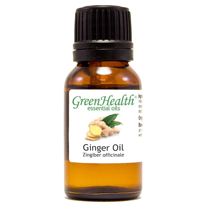 GreenHealth Essential Oil 15 ml – 100% Pure Essential Oil (Ginger)