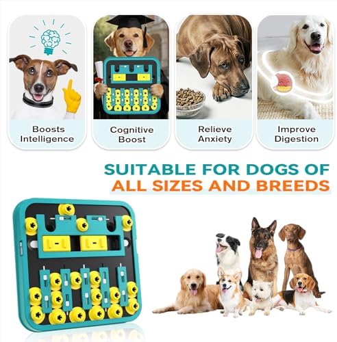 KADTC XL Dog Puzzle Toy Pro Max, Level 1-Infinite Brain Game for Smart Dogs