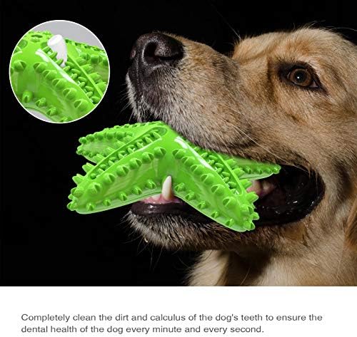 Carllg Dog Toys for Aggressive Chewers, Puppy Teething Chew Toys, Durable Indestructible Squeaky Interactive Puzzle Starfish Toys for Small Medium Large Breed
