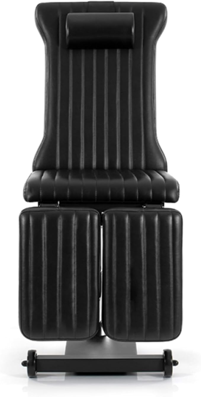 TATARTIST Hydraulic Tattoo Chair Client Facial Bed Massage Table 360° Swivel Tattoo Bed Chair Adjustable Professional Salon Spa Beauty Tattoo Equipment (Black)