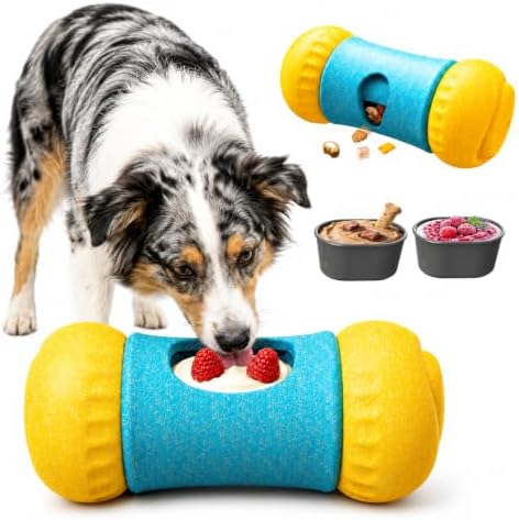 Interactive Dog Toys, 6.3x3“ Dog Puzzle Toy, Adjustable Slow Feeder