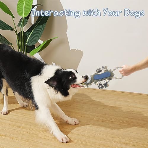 BUYPOW Dog Toys for Large Dog - Plush Squeaky Medium & Small Dog Toys (3pack Monkey & Patypus)