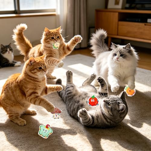 Mini Cat Catnip Toys for Indoor Cats 9 Pack