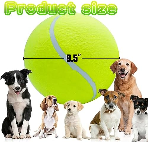 Banfeng Big Dog Tennis Ball,9.5" Giant Doy Sport Ball Toy Birthday Gifts