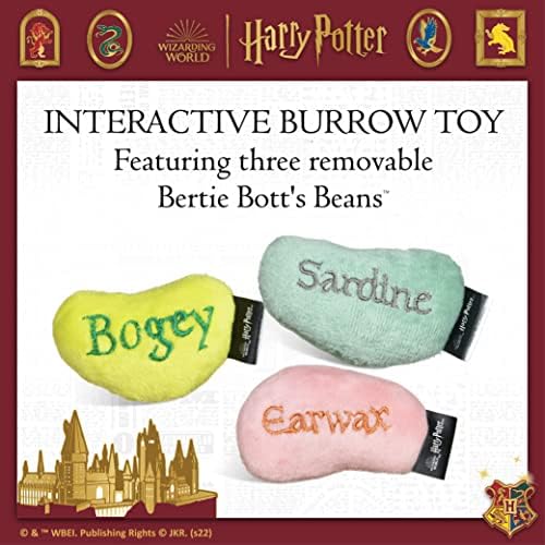 Harry Potter Bertie Botts Jelly Bean Burrow Dog Toy, 10 Inch