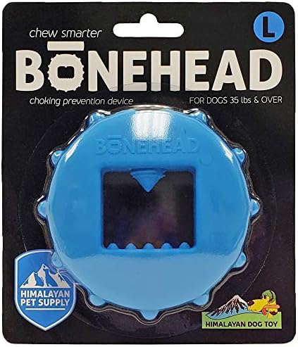 Himalayan Dog Chew Bonehead Dog Chew Holder, 1 Large Toy for Large Dogs