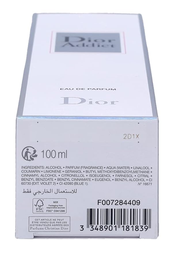 Dior Addict By Christian Dior Eau De Parfum Spray 3.4 Oz For Women