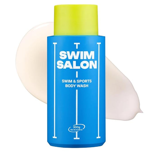 Chlorine Removal Body Wash for Swimmers | Vitamin C Removes Chlorine & Restores Skin Barrier | For Pool, Saltwater & Hard Water | Clinically Tested | Sulfate-Free, Silicone-Free (10.58 oz)