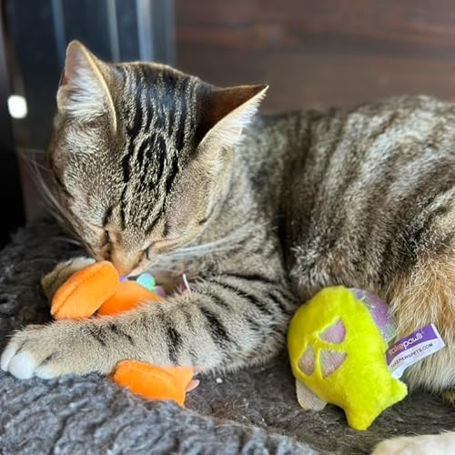 3-Pack Plush Catnip Cat Toys - Seashine Series