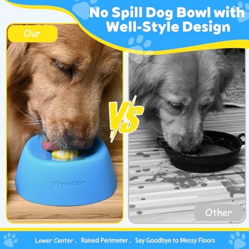 Yipetor Dog Lick Bowl, Rolled Ball-in Slow Feeder Enrichment Puzzle Toys