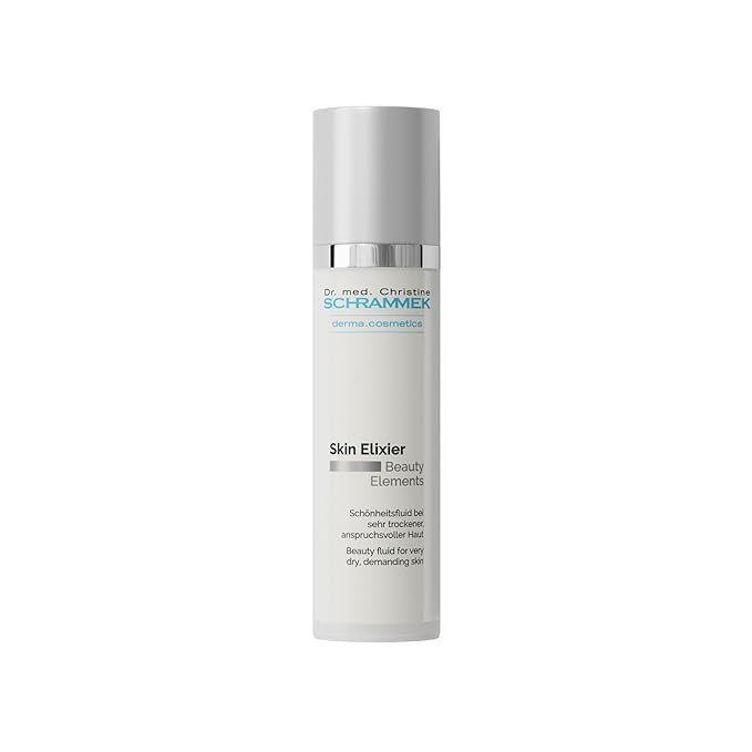 Schrammek Skin Elixir (50 ml) - Botanical Beauty Fluid with Hyaluronic Acid & Coenzyme Q10-24h Hydration & Makeup Base - Paraben-Free - Dr