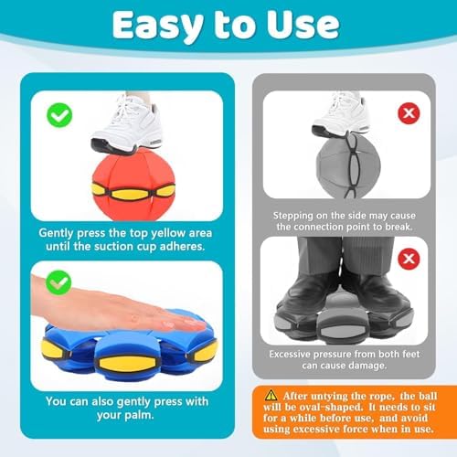 Magic Ball, Magic Flying Saucer, Parent-Child Interactive, Dual-Mode Switching, with 6 Lights