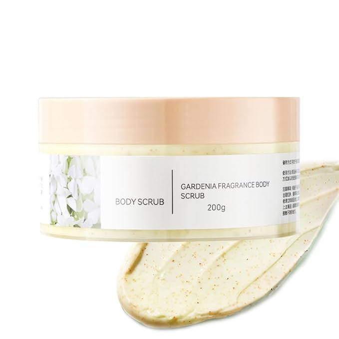 Body Scrub - Exfoliates & Deeply Nourishes for Smooth, Radiant Skin (Gardenia)
