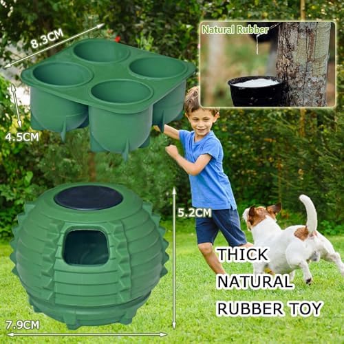 XHX Dog Toy to Keep Your Pup Distracted - Safe for Dogs - Low-Mess Design - Dog Toys for Small Dogs 10-25 lbs(Green, S)