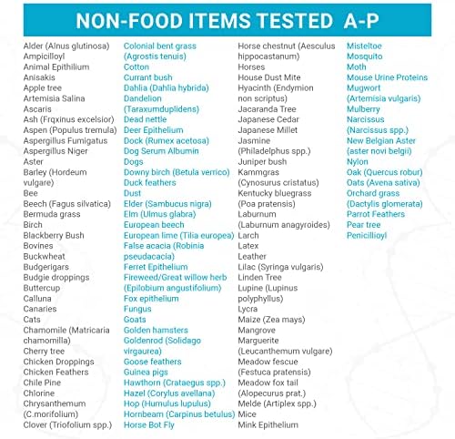 Food Intolerance Test Kit for Over 900 Food and Non-Food Items | Identify Food Intolerances | Home Sample Collection Kits | Results in 7 Working Days | A Complete Kit with No Extra Fees