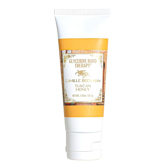 Camille Beckman Glycerine Hand Therapy Cream, Tuscan Honey, 1.35 Ounce