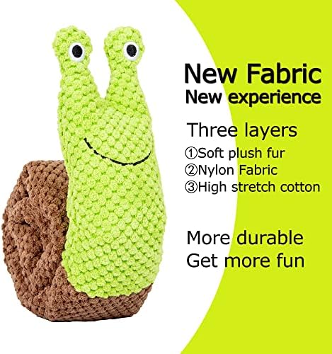 Squeaky Dog Toys Treat Dispensing Dog Puzzle Toys Stress Release Game for Boredom Enrichment Toys Stuffed Snuffle Toy Plush Puppy Chew Toy for Small Medium and Large Dogs