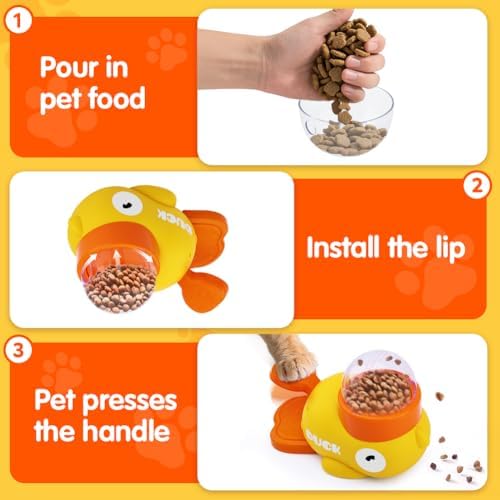 Interactive Cat Treat Puzzle Dispenser