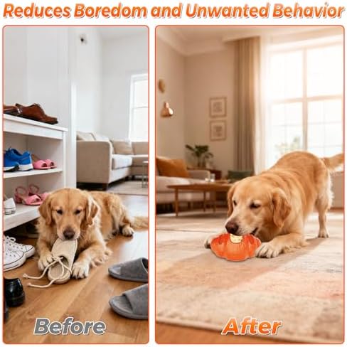4 in 1 Dog Toys for Aggressive Chewers - Interactive Dog Toys