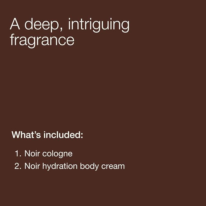 Bath & Body Works Noir Cologne & Ultimate Hydration Body Cream - Scented Body Cream & Cologne for Men - Long-Lasting Fragrance - Instant Moisturization - Dermatologist-Approved - Gifts for Him