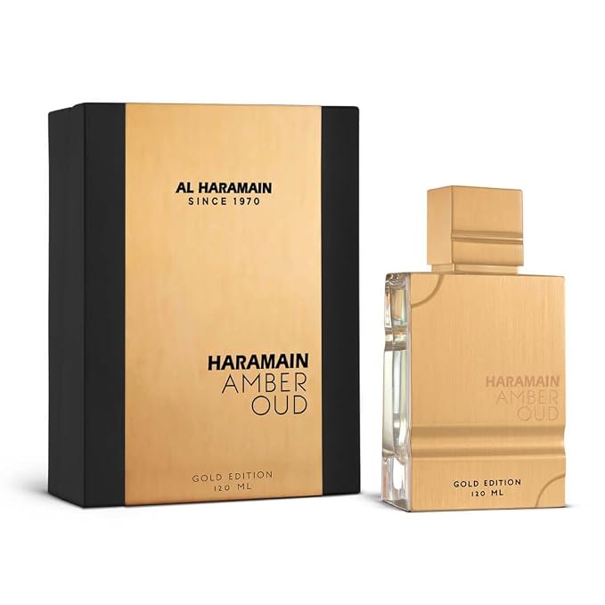 Al Haramain Al Harmain amber oud gold edition unisex 4.0 Ounce eau de parfum spray, 4.0 Ounce
