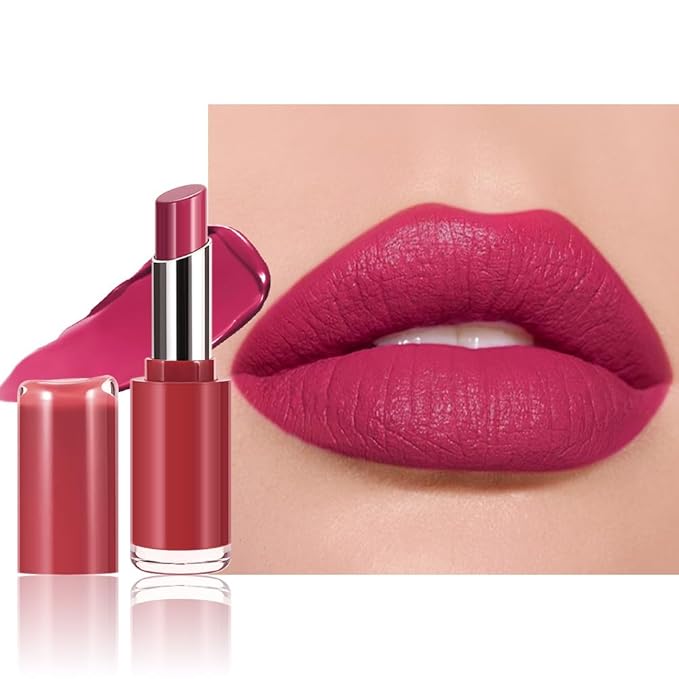Honey Lipstick Tinted Lip Balm - Matte Tint Cream Lipsticks for All Skin Tones, Hydrating Lip Stain, Can be Buildable Blendable Nourishing Moisturizing Suitable for Women to Every Day Makeup 05