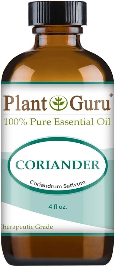Coriander Essential Oil 4 oz 100% Pure Undiluted Therapeutic Grade.