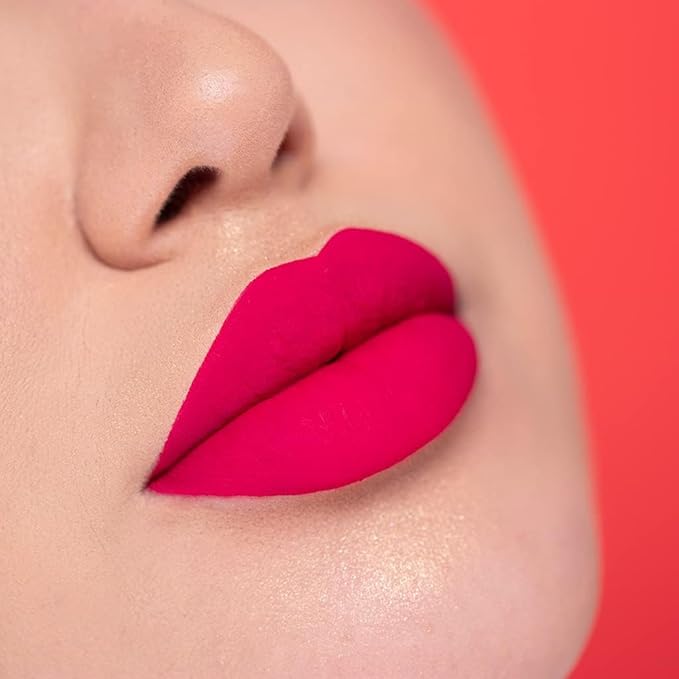 Beauty Bakerie Lip Whip Liquid Lipstick for Women, Waterproof Lip Gloss, Tint, Stain Long Lasting Hydrating Moisturizer, Matte or Metallic, 3.5mL, Sakura Delight