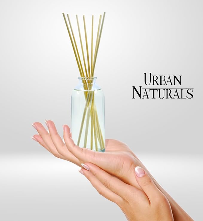 Urban Naturals Flower Shop Reed Diffuser Gift Set | Violets, Daisies, Hyacinth & Rose Fragrance Notes | Real Flower Inside the Bottle! Made in the USA | Great Gift for Mom