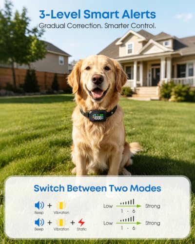 GPS Wireless Dog Fence for Dogs 18+ lbs, 33–1999 Yard Range, XL