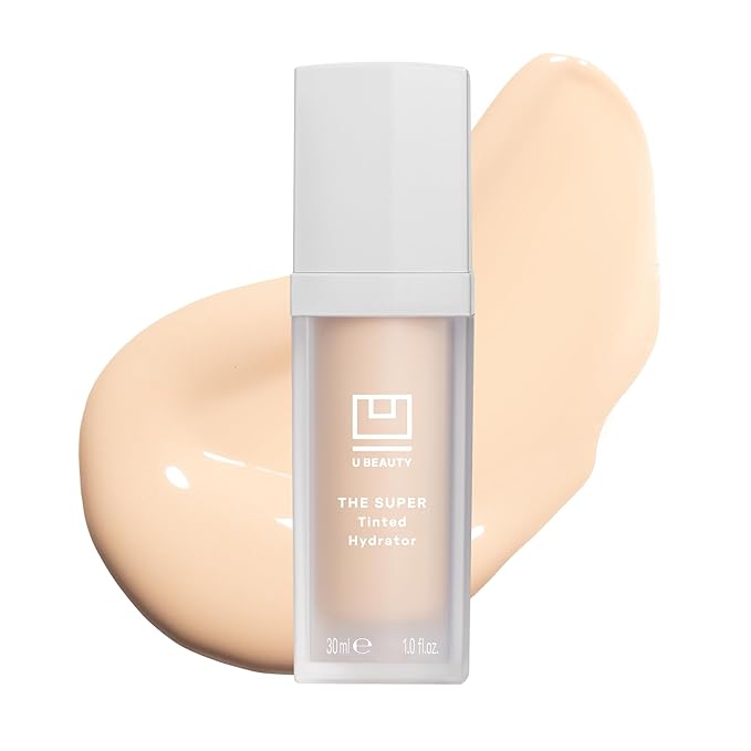 U Beauty The Super Tinted Hydrator Hyaluronic Acid Moisturizing Cream - Mega-Dose Skin Hydrator for Supple, Smooth, and Softer-Looking Skin For Up To 48 Hours - Shade 2-1.0 oz