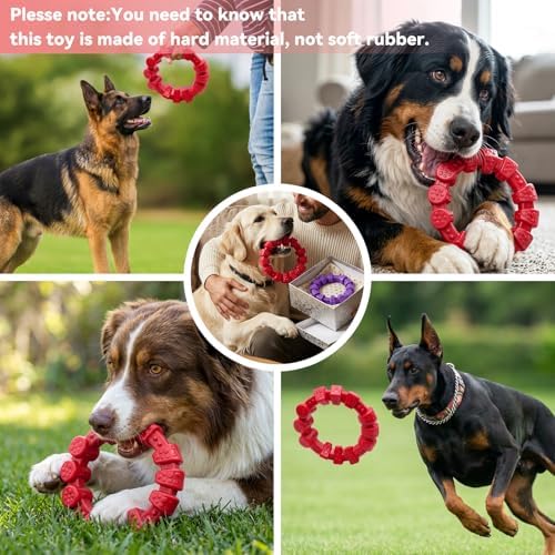 BoYoYo 2 Pack Indestructible Dog Chew Toys for Aggressive Chewers